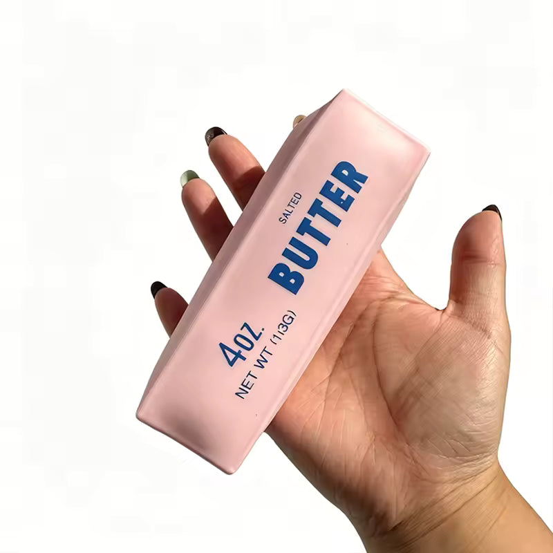 Butter Stick Squishy Stress Ball Fidget Toy Crunchy Squeeze Toy Round Blocks Filled ASMR Anti Stress Release Hand Relax Gift Toy